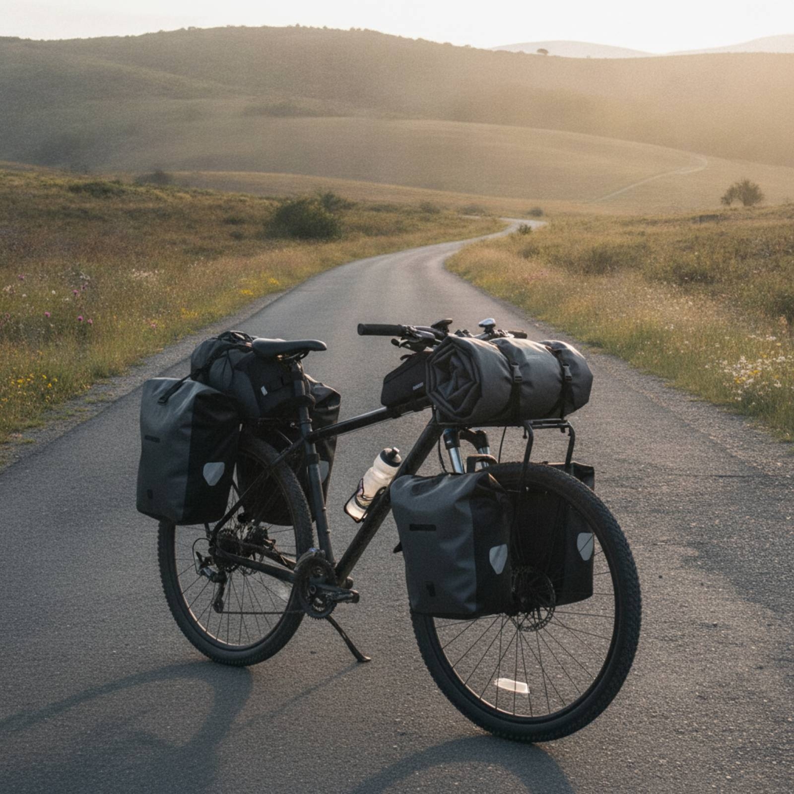 Cycling Commuter - Front Cycle Cargo Rack Rigid Bike
