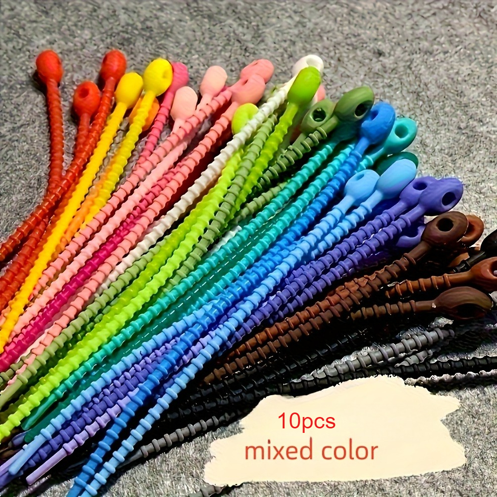 10pcs Silicone Cable Ties - Re - đánh giá và giá Cable Lock Flexible