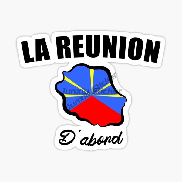 Reunion Island Flag Car Sticke - đánh giá và giá Cycling Quote