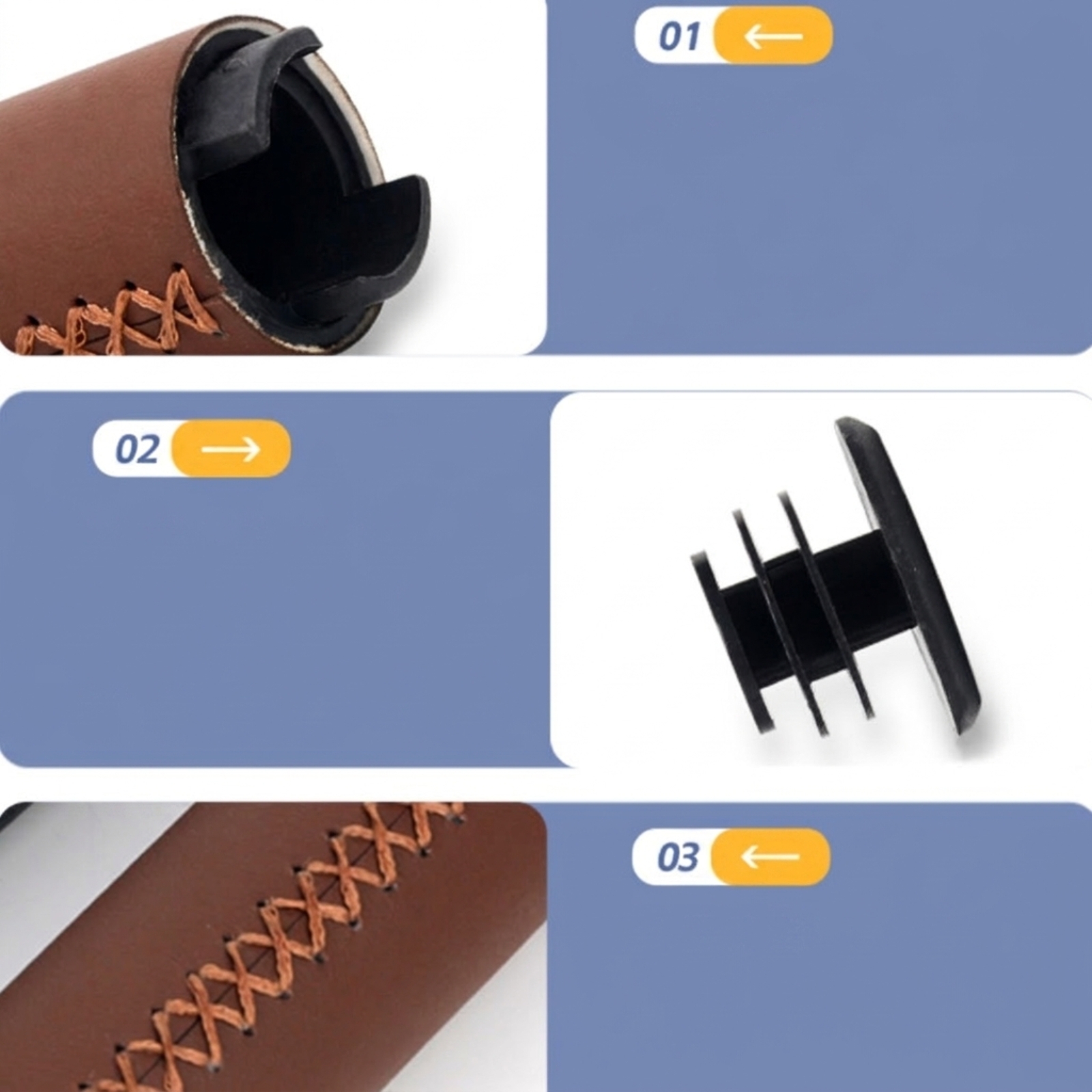 Leather Handlebar Grips Comfor - đánh giá và giá Commuting On Road Bike