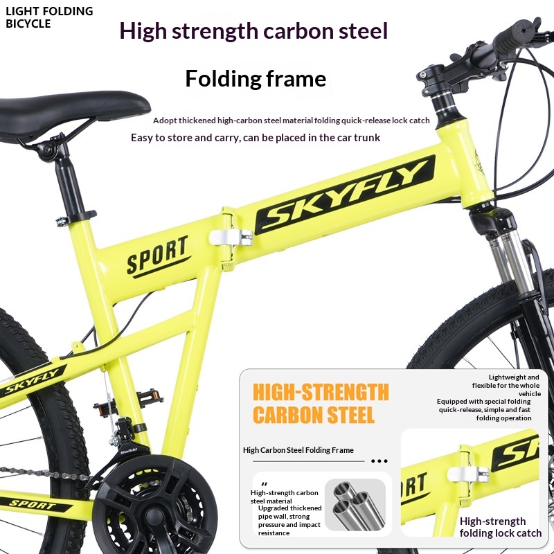 Folding Mountain Bike Portable - đánh giá và giá Cycling Commute Speed