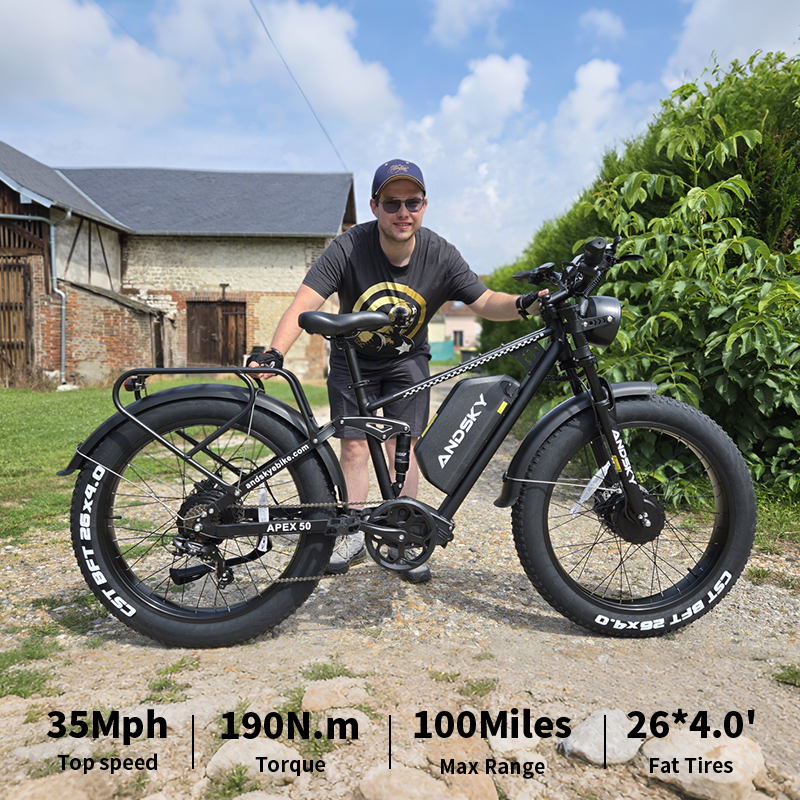 ANDSKY Apex50 AWD Electric Bik - đánh giá và giá Commuting On Road Bike