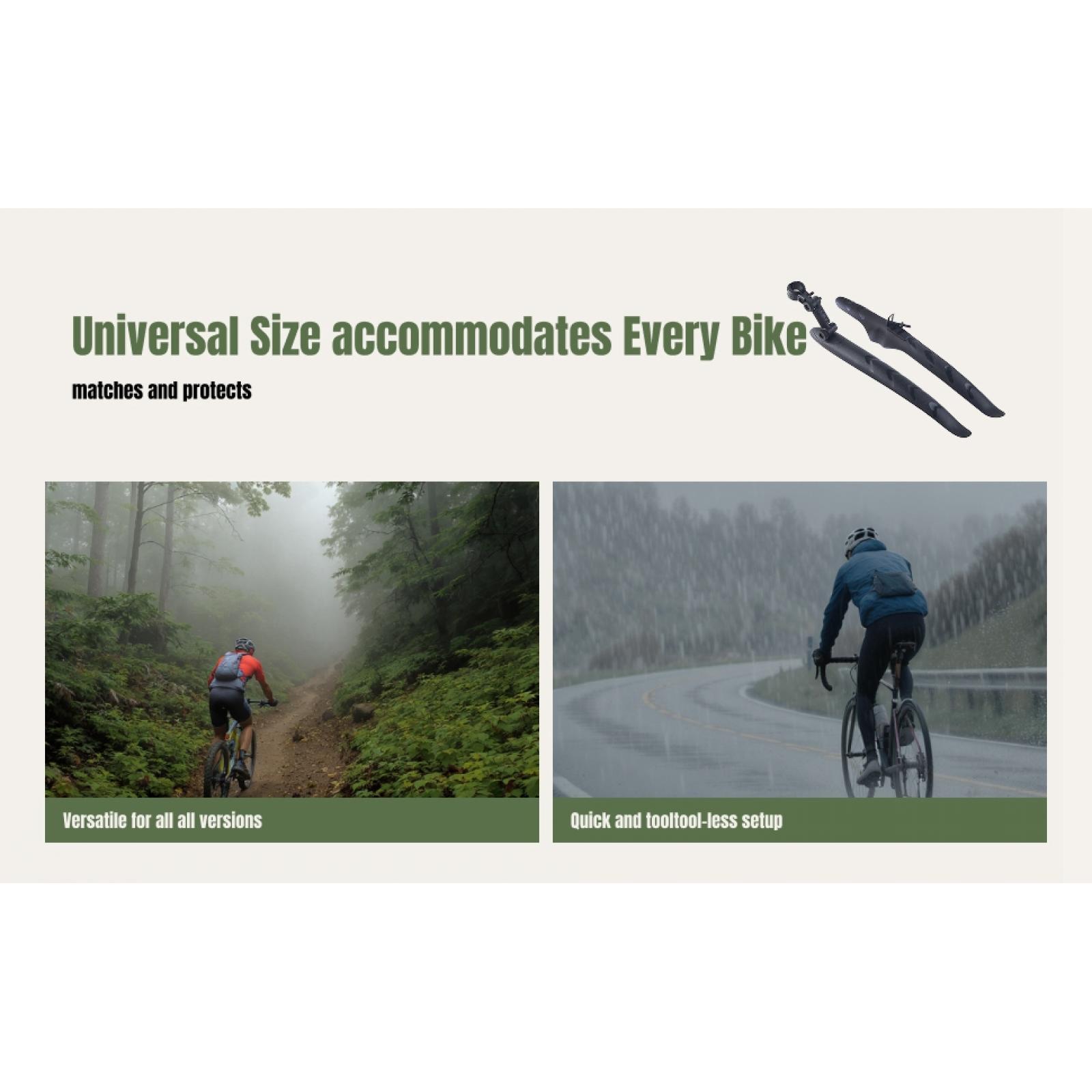 Bike Mudguard Bicycle Fender 7 - đánh giá và giá Fender Mudguard Set
