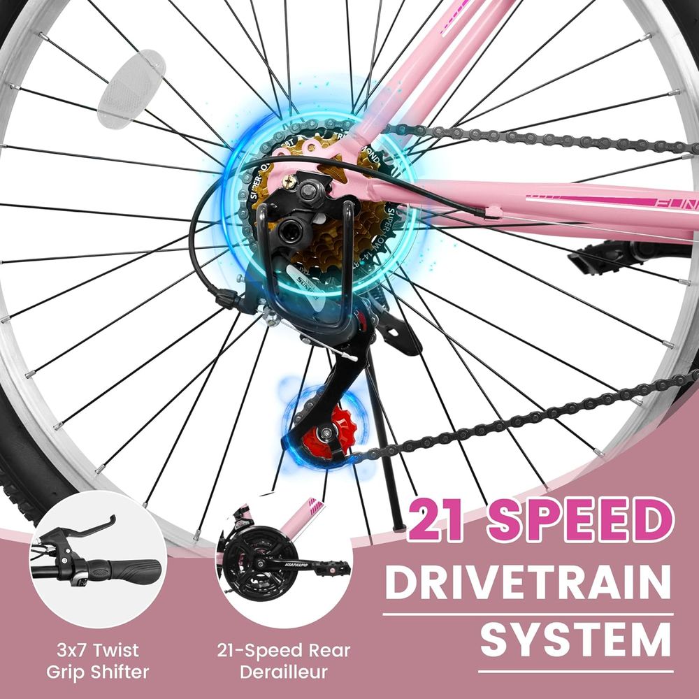 21-Speed 24/26 Inch Women's Mo - đánh giá và giá Cycling Commute Speed