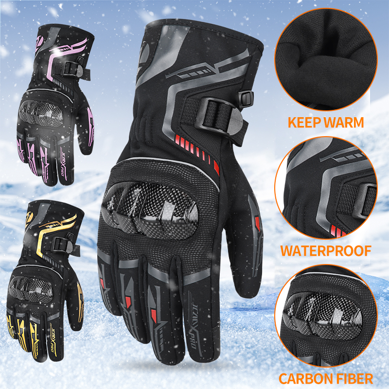 Winter Men Motorcycle Glove Gi - đánh giá và giá Waterproof Cycling Commute