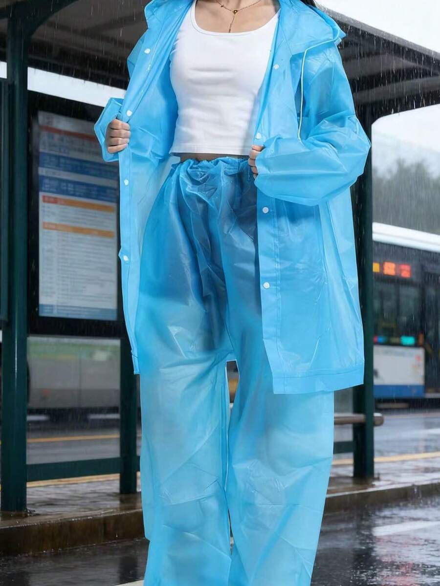 2pcs Unisex full-body rain sui - đánh giá và giá Cycling Commuter Rain Jacket