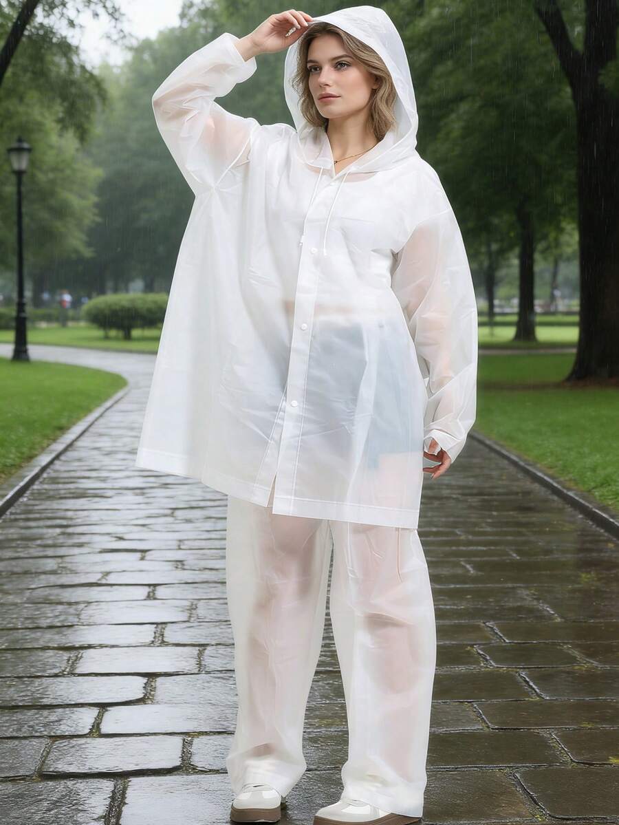 2pcs Unisex full-body rain sui - đánh giá và giá Cycling Commuter Rain Jacket